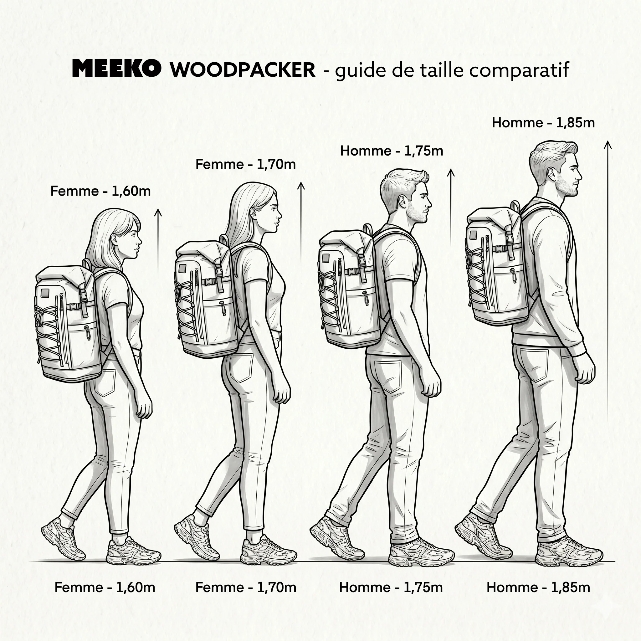 WOODPACKER - HERITAGE - BACKPACK MODULABLE, TECHNIQUE ET DURABLE - Image 13